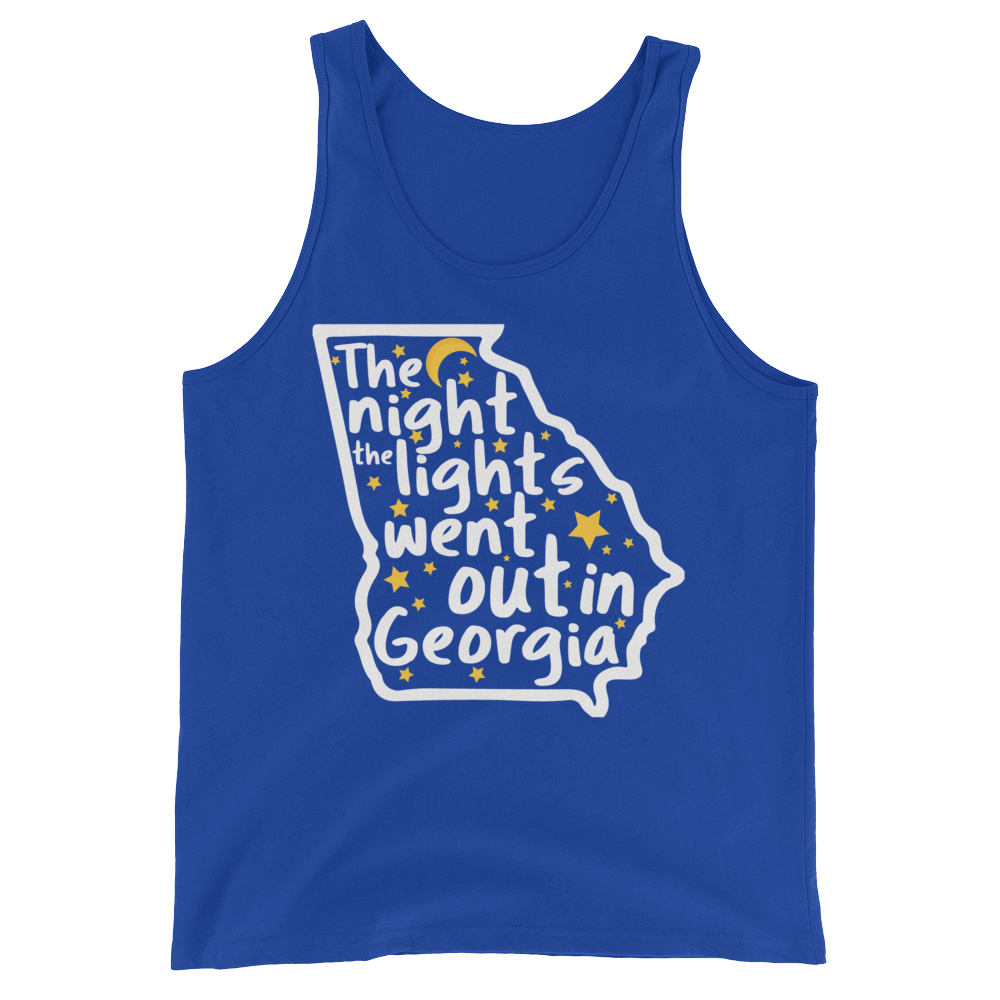 The Night the Lights Went Out in Georgia (Tank Top)-Tank Top-Swish Embassy