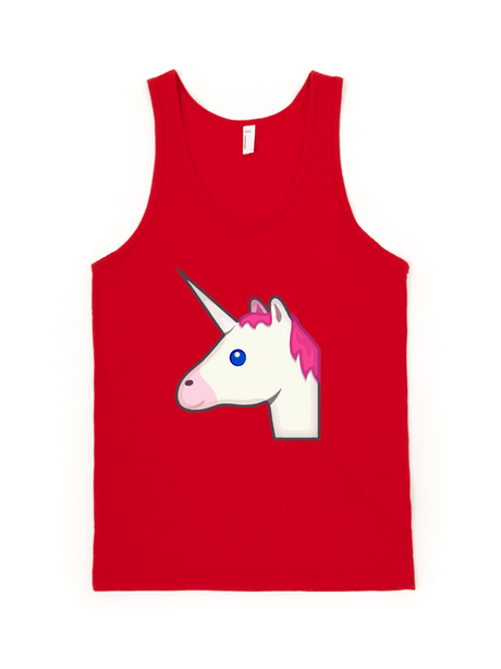 Unicorn Emoji Tank-Tank Top-Swish Embassy